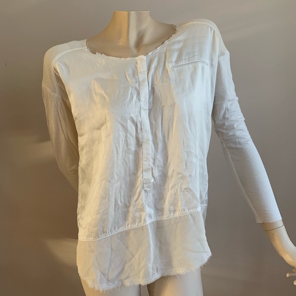 Silk white top - Picture 1 of 7